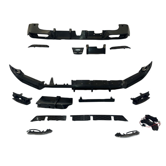 Etu- ja takapuskurin diffuusorihuuli sopii Mercedes-Benz G-luokkaan W465 2025–2026