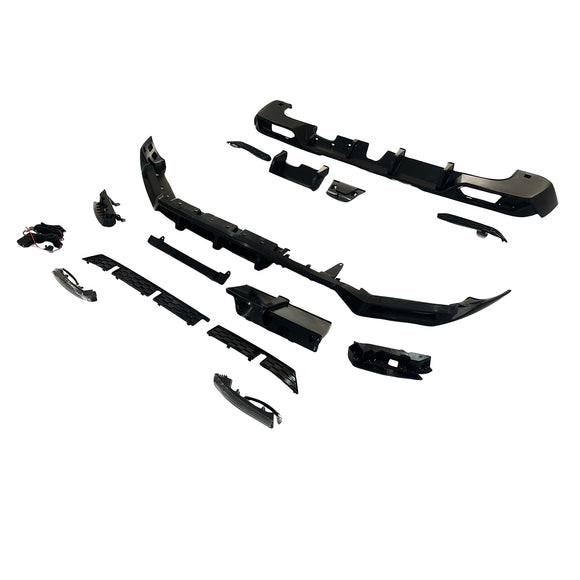 Etu- ja takapuskurin diffuusorihuuli sopii Mercedes-Benz G-luokkaan W465 2025–2026