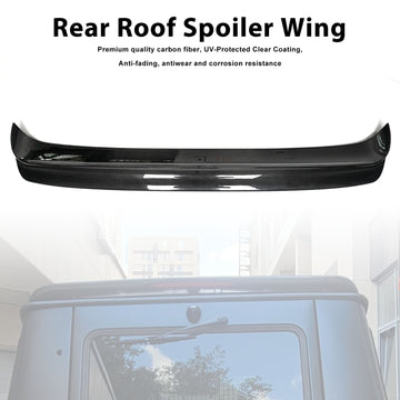 Dry Carbon Fiber Rear M Style Roof Spoiler Wing Fit Mercedes Benz G-Class W465 2024-2026 - 0