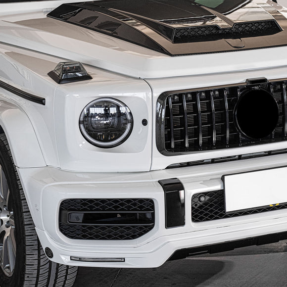 Grillebekleding van droog koolstofvezel voor de Mercedes Benz G-Klasse W465 G63 2025-2026 upgrade naar B900-stijl