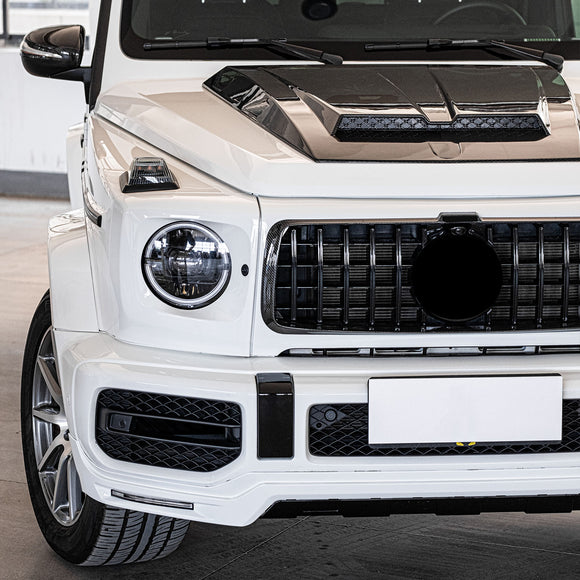 Grillebekleding van droog koolstofvezel voor de Mercedes Benz G-Klasse W465 G63 2025-2026 upgrade naar B900-stijl