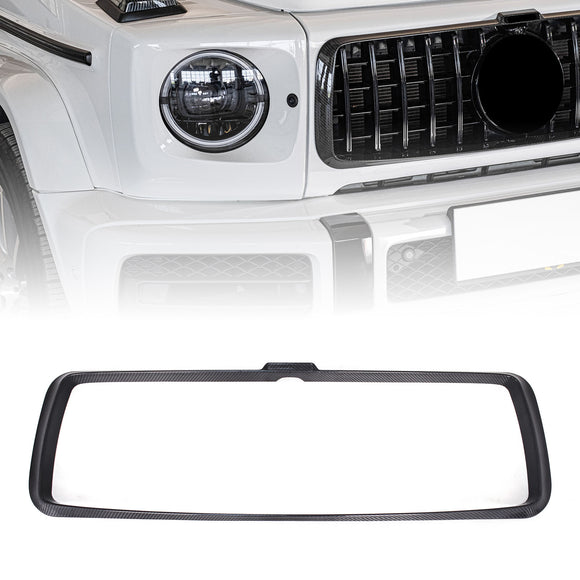Grade dianteira em fibra de carbono seca, compatível com Mercedes-Benz Classe G. W465 Atualização do G63 2025-2026 para o estilo B900