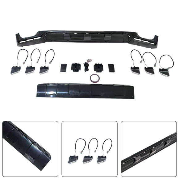 Front Bumper Diffuser Lip Fit Mercedes Benz G-Class W465 G450 G500 2025-2026