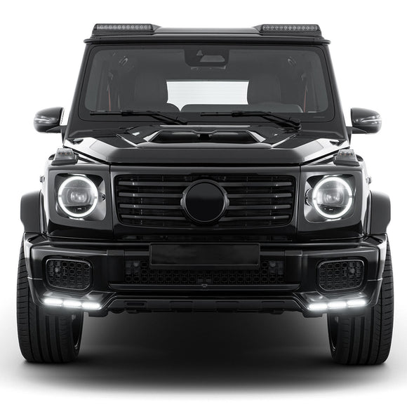 Front Bumper Diffuser Lip Fit Mercedes Benz G-Class W465 G450 G500 2025-2026