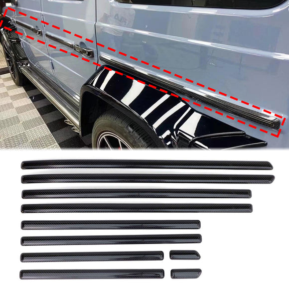 Benz G Class W464 W465 2019-2026 Real Carbon Door Body Side Molding Trim