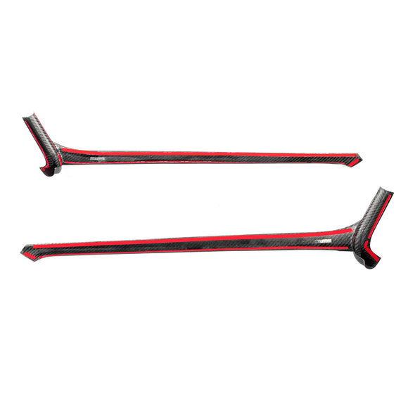 Embellecedor de salida de ventilación de aire frontal de fibra de carbono compatible con Mercedes Benz Clase G 2025-2026