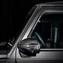 Embellecedor de salida de ventilación de aire frontal de fibra de carbono compatible con Mercedes Benz Clase G 2025-2026-3