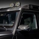 Embellecedor de salida de ventilación de aire frontal de fibra de carbono compatible con Mercedes Benz Clase G 2025-2026-2