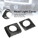 Carbon Fiber Body Kit Head Light Cover Fit Mercedes-Benz G Class W464 W465 2019-2026-2