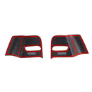 Marco del interruptor de ajuste del asiento del panel interior de la puerta de fibra de carbono seca compatible con Mercedes Benz Clase G W464  W465 2019-2026-7