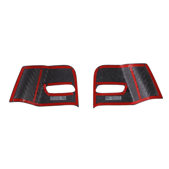 Marco del interruptor de ajuste del asiento del panel interior de la puerta de fibra de carbono seca compatible con Mercedes Benz Clase G W464  W465 2019-2026