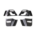 Marco del interruptor de ajuste del asiento del panel interior de la puerta de fibra de carbono seca compatible con Mercedes Benz Clase G W464  W465 2019-2026-8