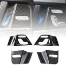 Panneau intérieur de porte en fibre de carbone sèche, cadre de commande de réglage des sièges, compatible avec Mercedes-Benz Classe G W464  W465 2019-2026-1