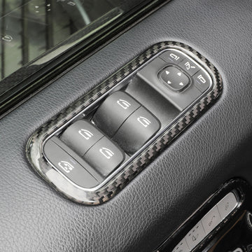 Carbon Fiber Glass Lift Switch Frame Trim Fit Mercedes Benz G-Class W464 W465 2019-2026 - 0