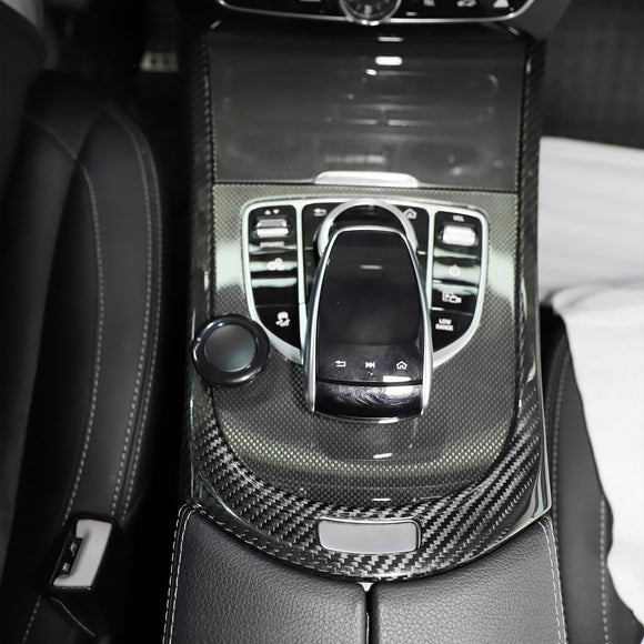Mittkonsolens växelramskydd i kolfiber passar Mercedes Benz G-klass W464  W465 2019-2026