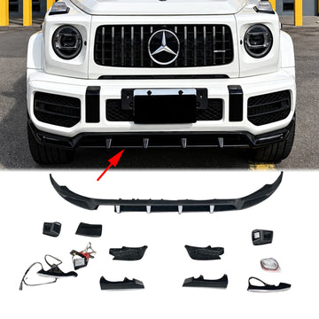 2019-2023 Mercedes Benz G-Class W464 W463A Shark Style Front Bumper Lip