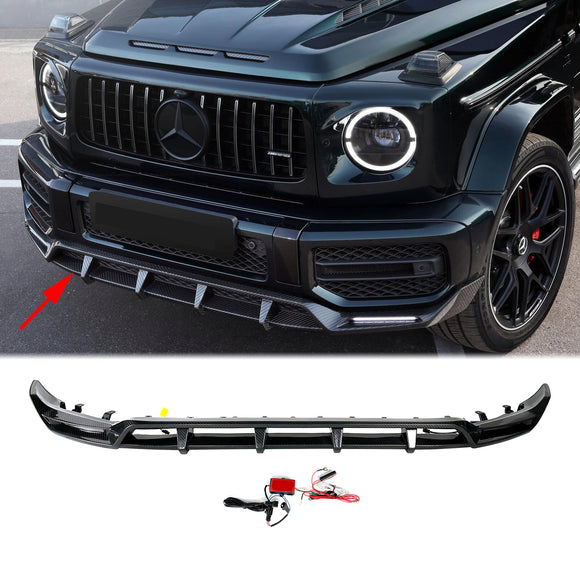 Mercedes Benz G-Class W464 W463A 2019-2023 Dry Carbon Front Bumper Lip