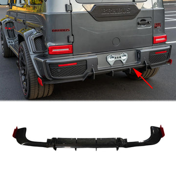 2019-2023 Benz W464 B800 B900 Dry Carbon Rear Diffuser Lip Rocket Style