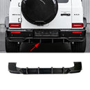 2019-2023 Mercedes Benz W464 W463A Dry Carbon Rear Diffuser Lip Shark Style-1