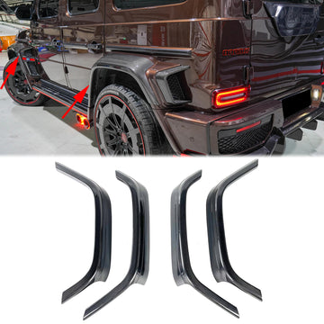 2019-2023 Mercedes Benz W464 B800 B900 Dry Carbon Front Rear Wheel Arches Fit