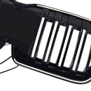 Doppelte Lamellen, schwarze Frontstoßstange, Nierengrill, passend für BMW X1 U11 U12 2023–2025-11