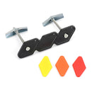 Emblema da grade dianteira amarelo/laranja/vermelho para Toyota Tacoma 4Runner Tundra-5