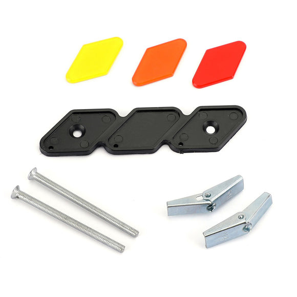 Emblema da grade dianteira amarelo/laranja/vermelho para Toyota Tacoma 4Runner Tundra