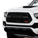 Emblema da grade TRD para Tacoma Tundra 4Runner Vermelho/Preto/Emblema da grade frontal cromada-3