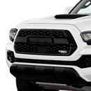 Emblema da grade TRD para Tacoma Tundra 4Runner Vermelho/Preto/Emblema da grade frontal cromada-17