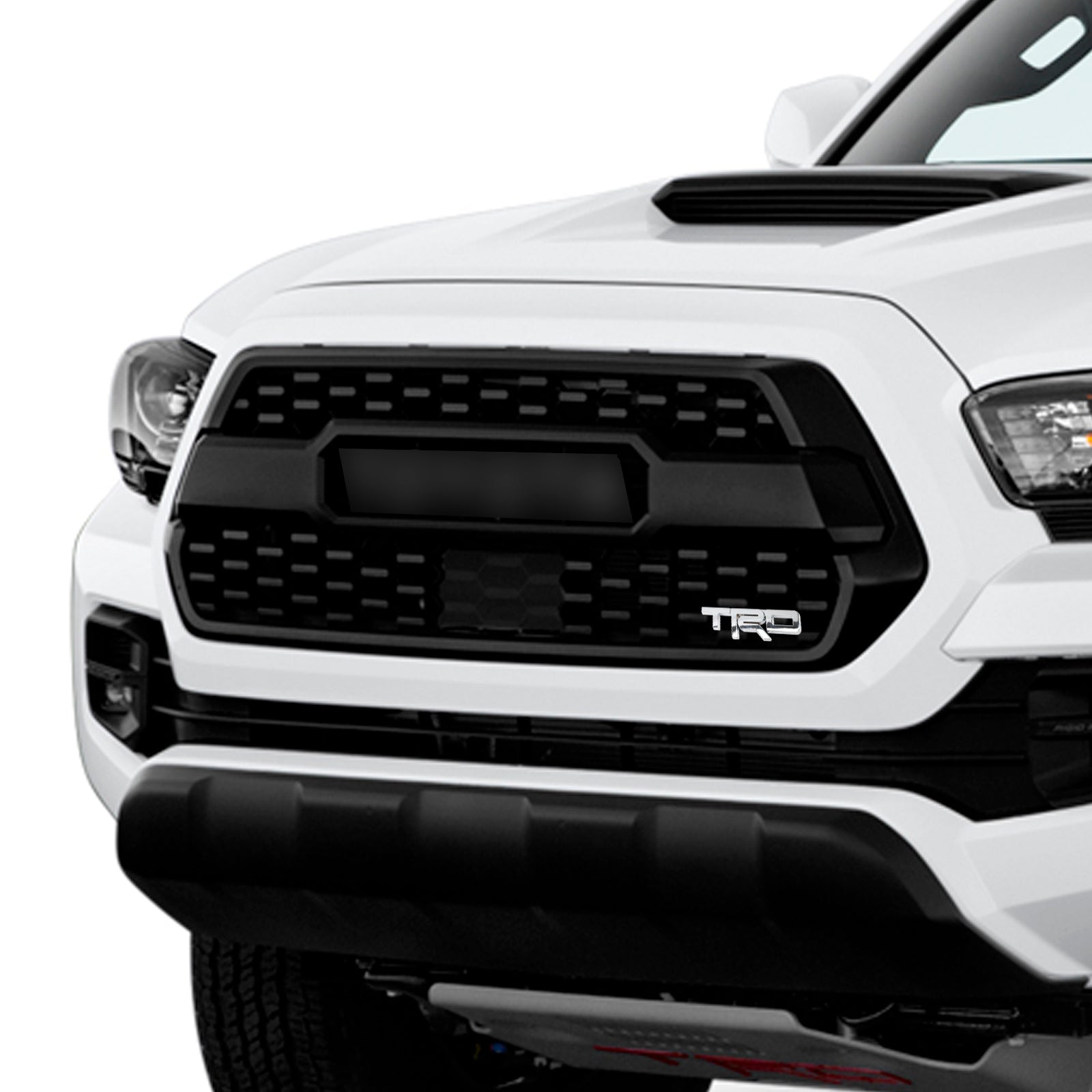 TRD Grille Badge For Tacoma Tundra 4Runner Red / Black / Chrome Front Grill Emblem