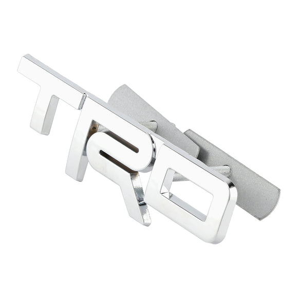 Emblema da grade TRD para Tacoma Tundra 4Runner Vermelho/Preto/Emblema da grade frontal cromada