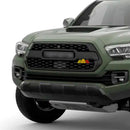 Toyota Tacoma Tundra 4Runner Yellow/Red Tri-Color Mountain Badge Grille Emblem-2