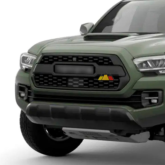 Toyota Tacoma Tundra 4Runner Yellow/Red Tri-Color Mountain Badge Grille Emblem