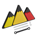 Toyota Tacoma Tundra 4Runner Yellow/Red Tri-Color Mountain Badge Grille Emblem-6