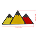 Toyota Tacoma Tundra 4Runner Yellow/Red Tri-Color Mountain Badge Grille Emblem-4