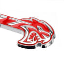 Emblema da grade dianteira SRT Hellcat para carregador Challenger SRT emblema cromado preto/vermelho cromado/vermelho preto-18