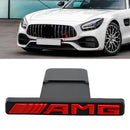AMG vorderer vertikaler Streifen, allgemeines Grill-Emblem für Mercedes-Benz Kühlergrill, Chrom/Rot/Schwarz, AMG-Aufkleber-15