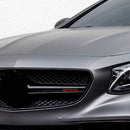 AMG vorderer vertikaler Streifen, allgemeines Grill-Emblem für Mercedes-Benz Kühlergrill, Chrom/Rot/Schwarz, AMG-Aufkleber-17