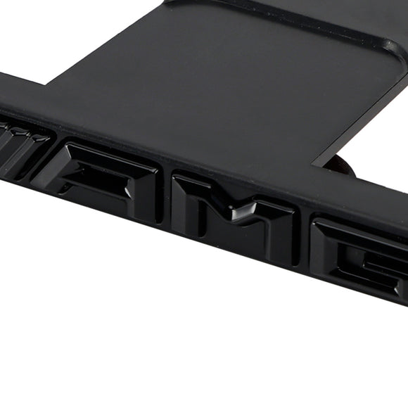 AMG vorderer vertikaler Streifen, allgemeines Grill-Emblem für Mercedes-Benz Kühlergrill, Chrom/Rot/Schwarz, AMG-Aufkleber