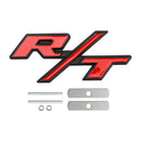 R/T-badge voorbumpergrille-embleem voor Dodge Charger Challenger rood/chroom/zwart/rood-zwarte badge-28