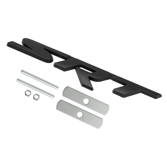 Emblema SRT da grade dianteira vermelha para carregador Challenger SRT Emblema decalque vermelho/cromado/preto