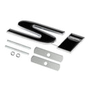 Emblema da grade do para-choque dianteiro Si para Honda Grill vermelho cromado/preto cromado/vermelho preto decalque emblema-12