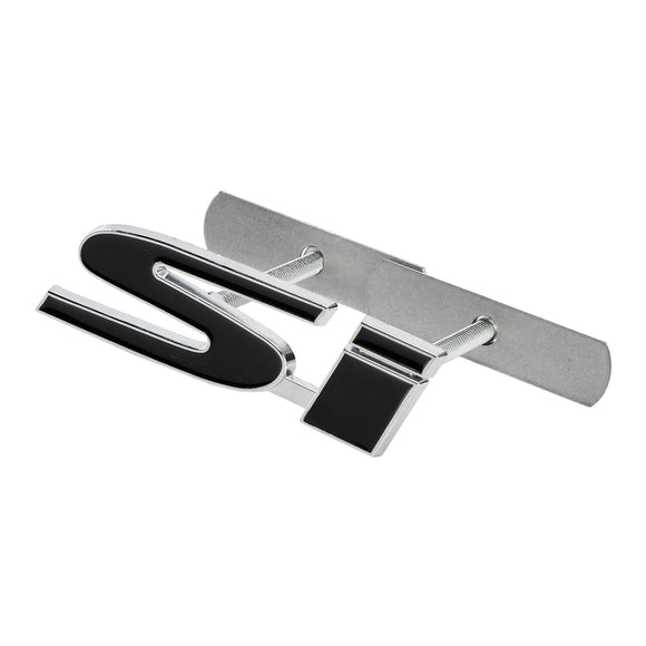 Emblema da grade do para-choque dianteiro Si para Honda Grill vermelho cromado/preto cromado/vermelho preto decalque emblema