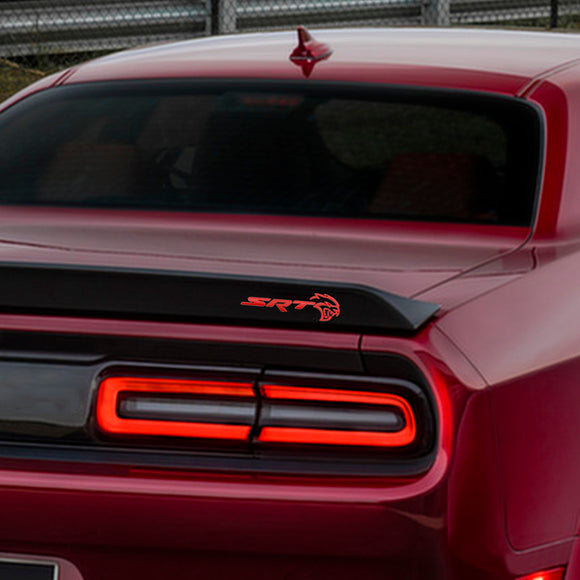 Emblema della decalcomania del portellone posteriore SRT Hellcat per il distintivo del coperchio del bagagliaio Dodge Durango Charger Challenger
