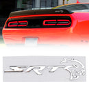 Emblema della decalcomania del portellone posteriore SRT Hellcat per il distintivo del coperchio del bagagliaio Dodge Durango Charger Challenger-44