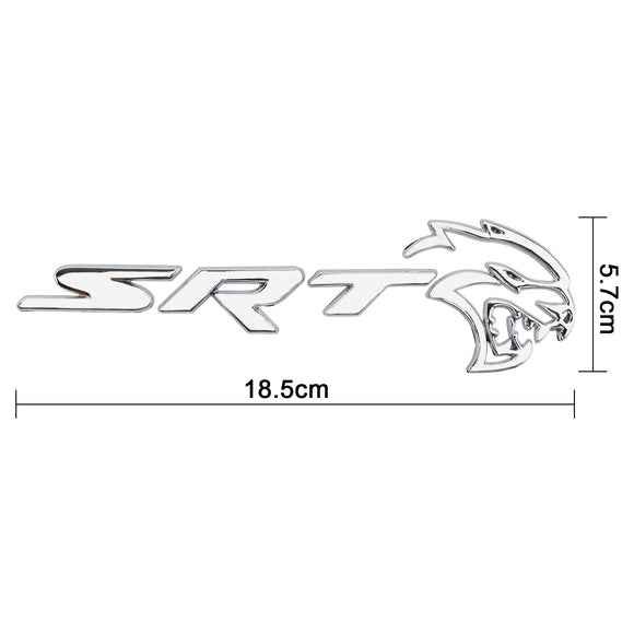 Emblema della decalcomania del portellone posteriore SRT Hellcat per il distintivo del coperchio del bagagliaio Dodge Durango Charger Challenger