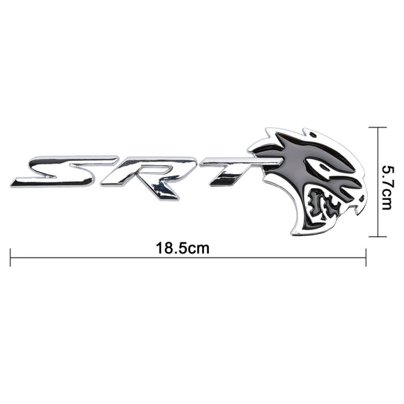 Emblema della decalcomania del portellone posteriore SRT Hellcat per il distintivo del coperchio del bagagliaio Dodge Durango Charger Challenger