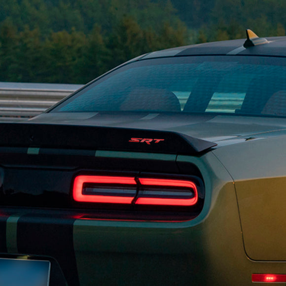 Emblema adesivo SRT portellone posteriore per badge coperchio bagagliaio Dodge Durango Charger Challenger