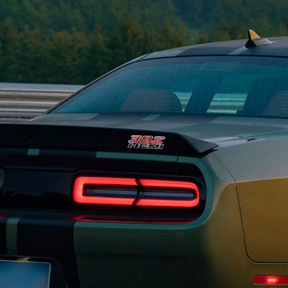 3D Fender Side 392 Hemi Decal Emblems for Dodge RAM Charger Challenger JEEP Chrysler Badge