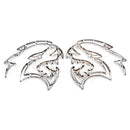 2x Hellcat Fender Side Emblem Badge Decal for Dodge Durango Charger Challenger SRT Hellcat Black-16